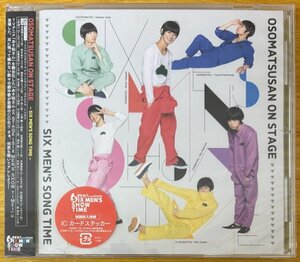 Osomatsusan Osomatsusan On Stage SIX MENS SONG TIME CD IC Sticker Card EYCA 11308 2017210