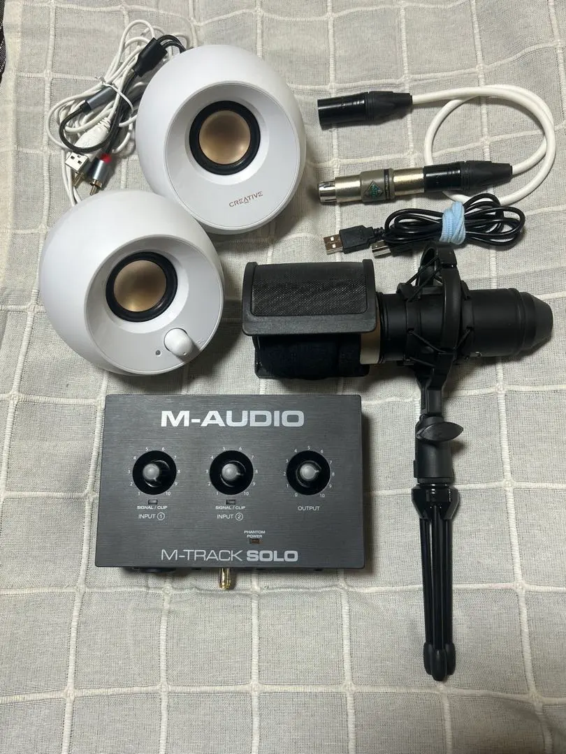 M-AUDIO M-TRACK SOLO オーディオインターフェースセット