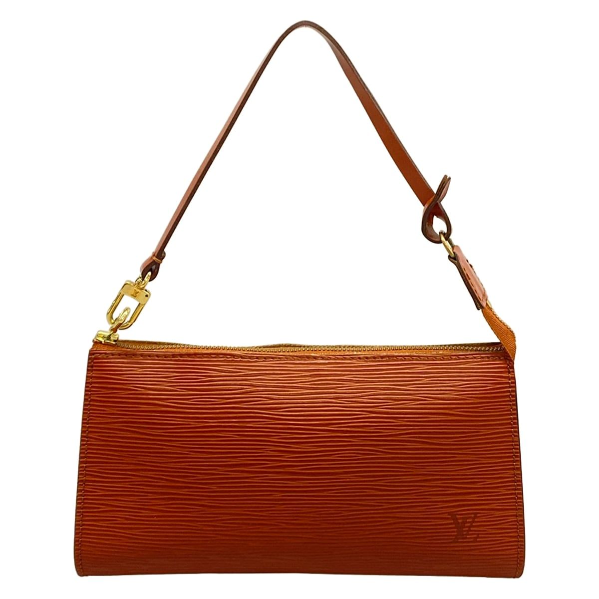 LOUIS VUITTON(ルイヴィトン) ハンドバッグ エピ ポシェットアクセソワール24 M52948 ジパングゴールド レザー