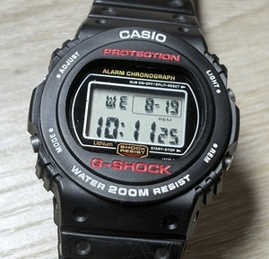 Vintage Casio G-Shock DW-5700C-1V 1987 CASIO G-SHOCK