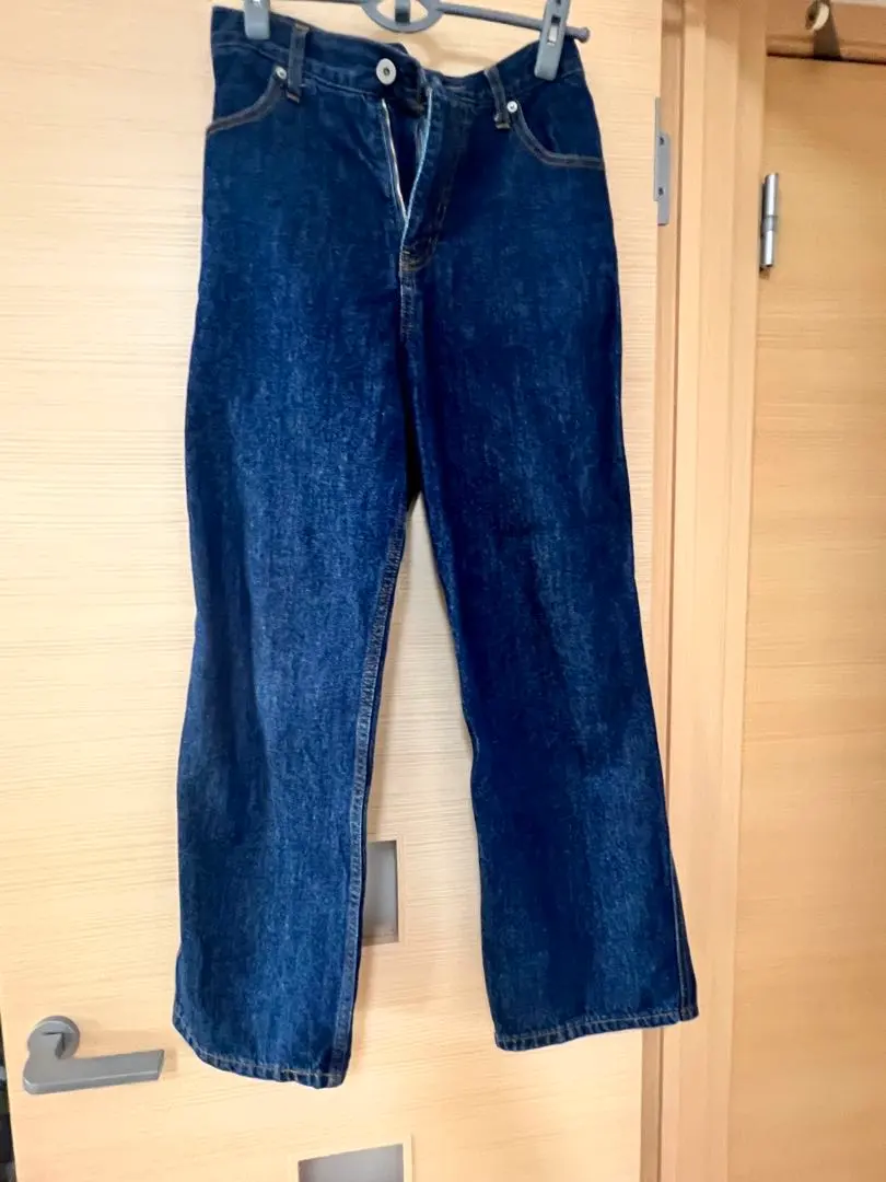 ストレートデニム インディゴブルー