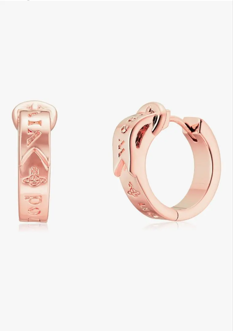 Vivienne Westwood　ローズゴールド フープピアス