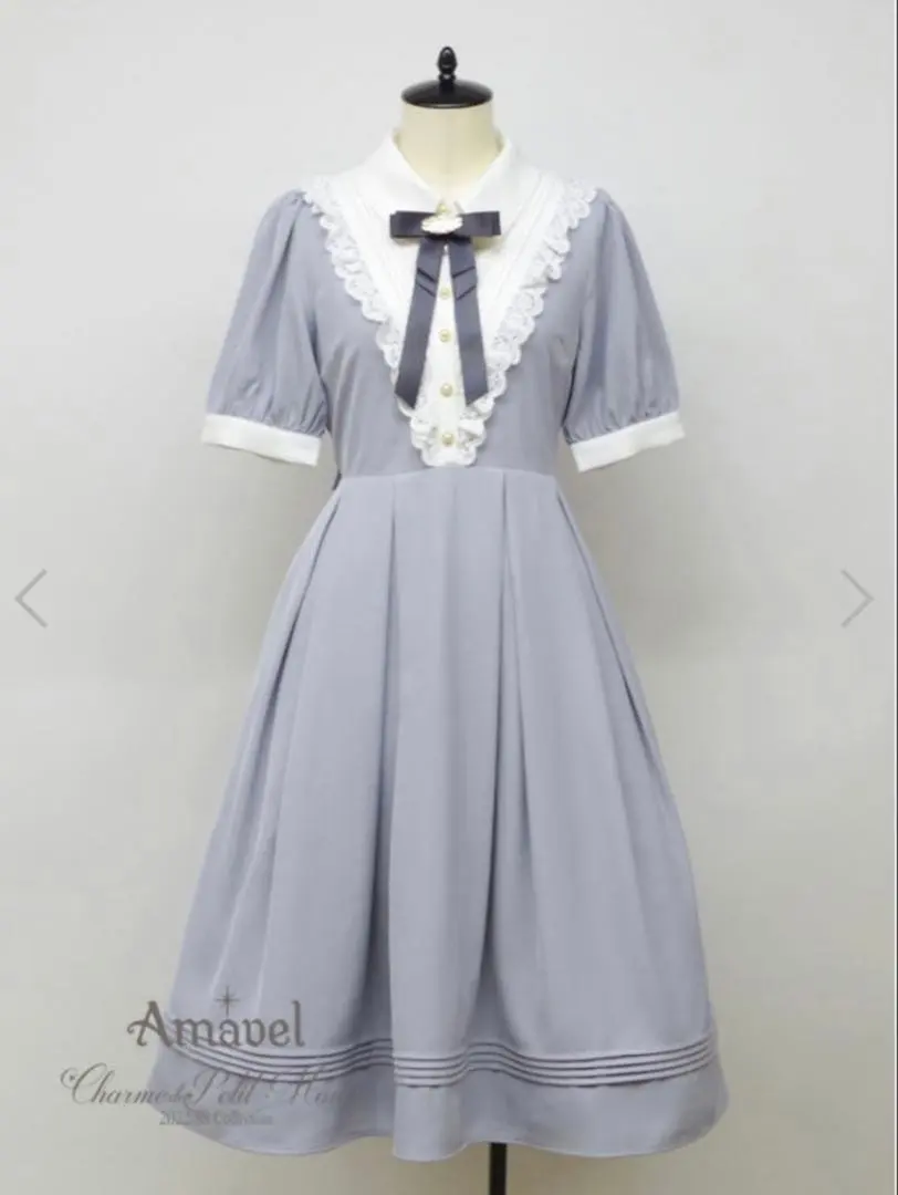 新品タグ付 Amavel Charmed Petit Monde OP サックス