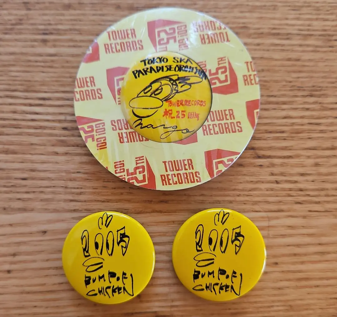 タワーレコード缶バッジ