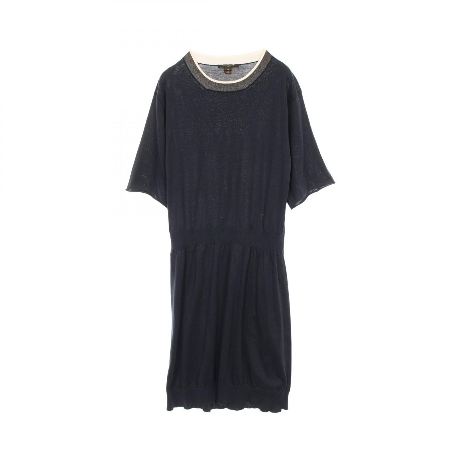 ルイ・ヴィトン LOUIS VUITTON ワンピース シルク コットン ワンピース レディース Used A