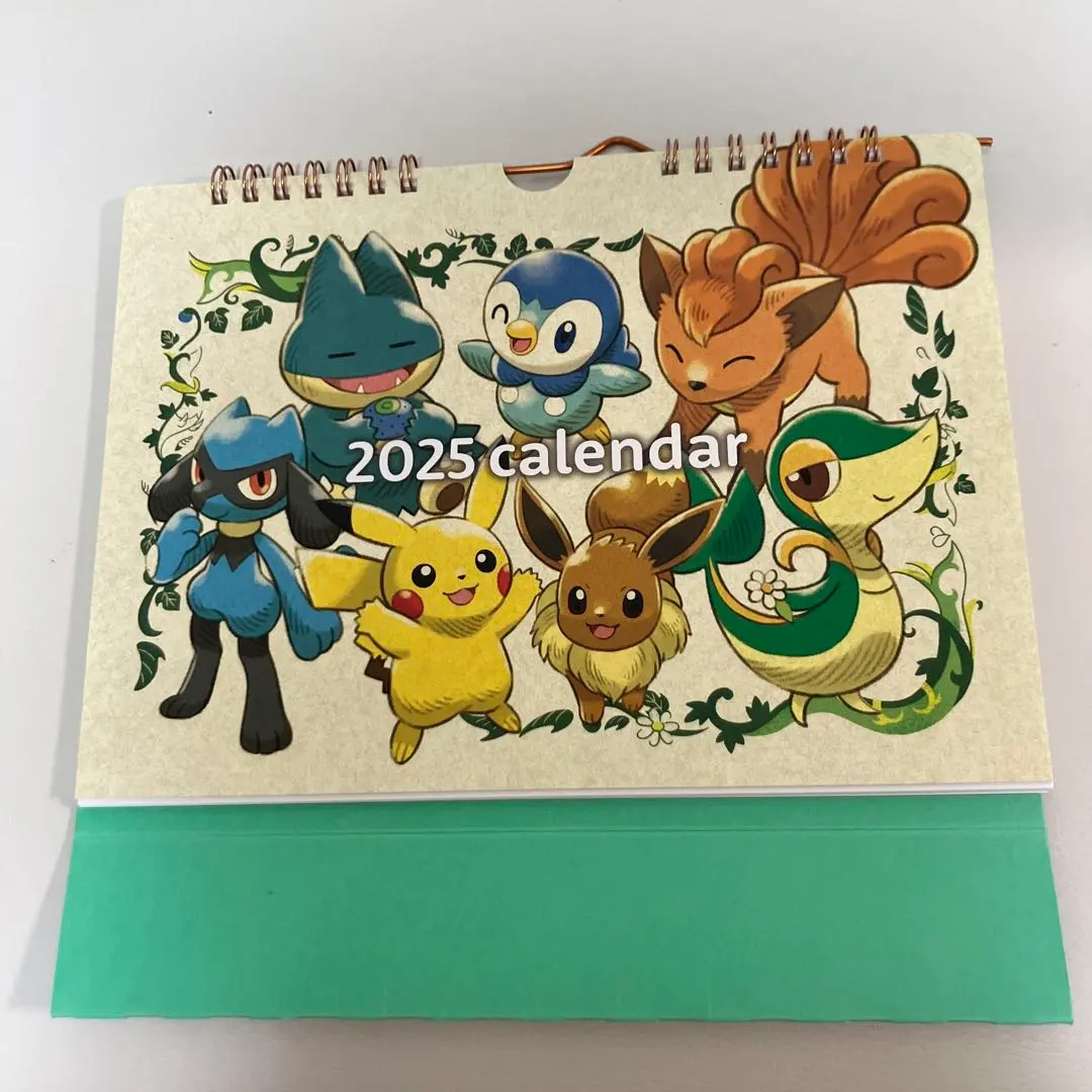 【ポケモンセンターオリジナル】 ポストカードになる卓上カレンダー 2025