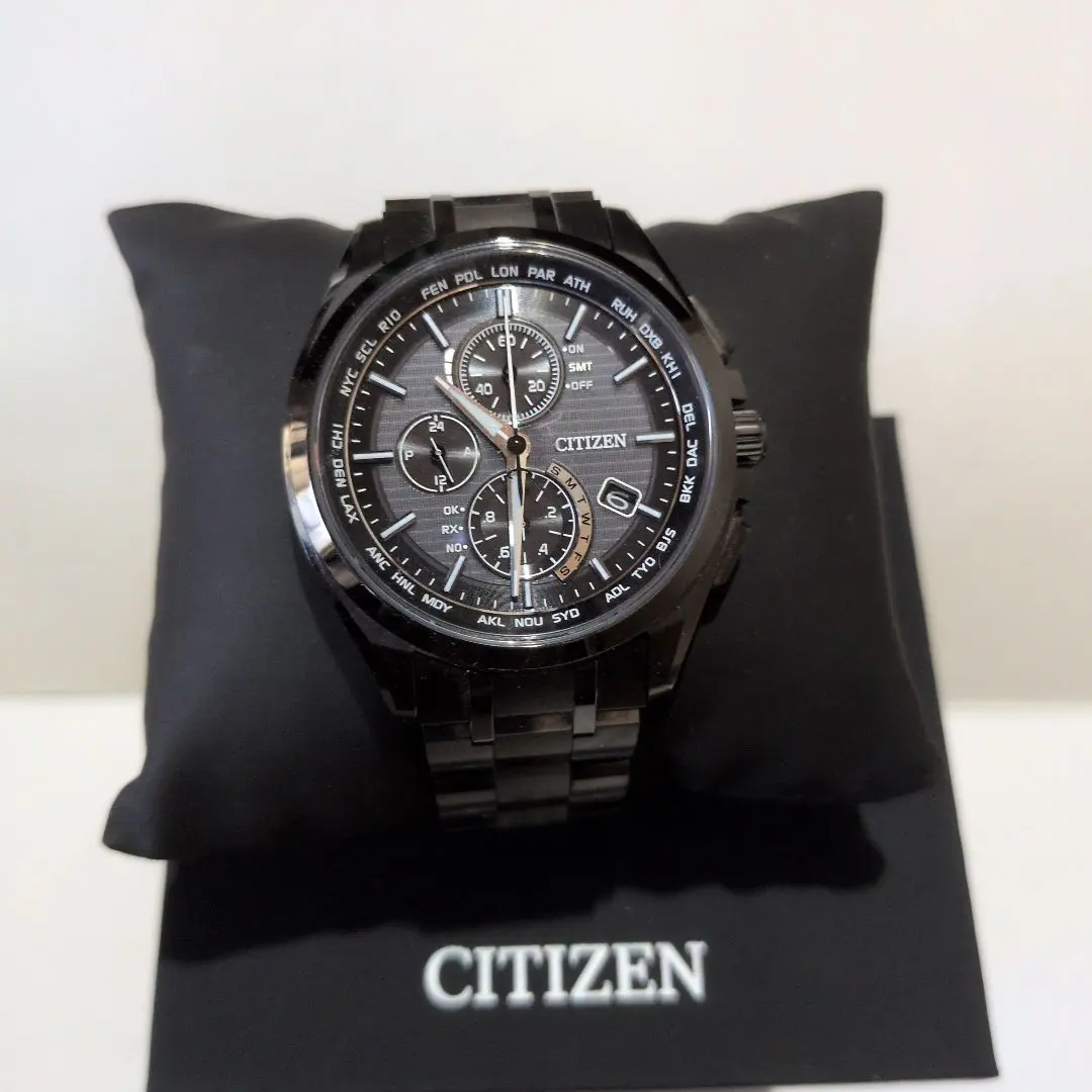 CITIZEN ATTESA AT8044-56E ブラックチタン