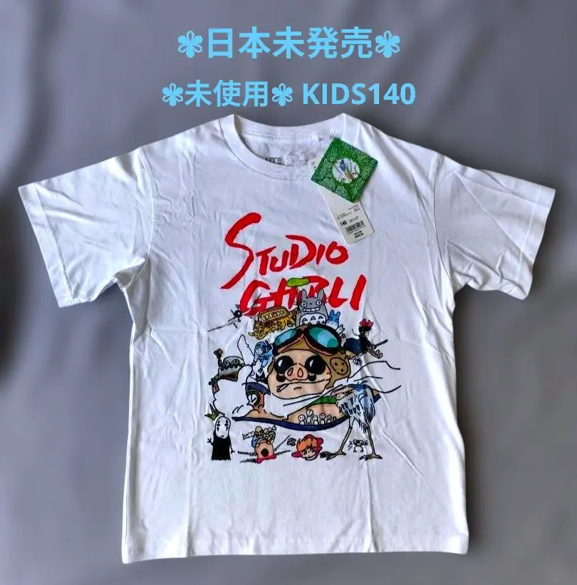 【海外限定・正規品】UNIQLO×ジブリ キャラクターTシャツ 140