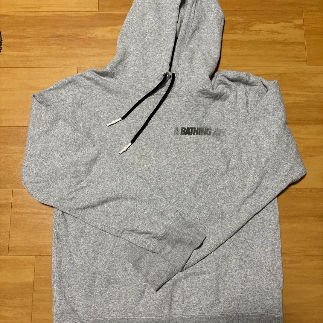 A BATHING APE BAPE グレースウェットパーカー M ロゴ入り美品