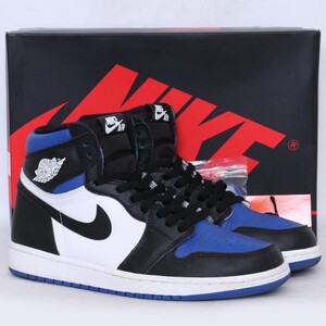 Juegos retro 26.5cm NIKE Air Jordan 1 Retro High OG Royal Toe 2020 555088-041 1 