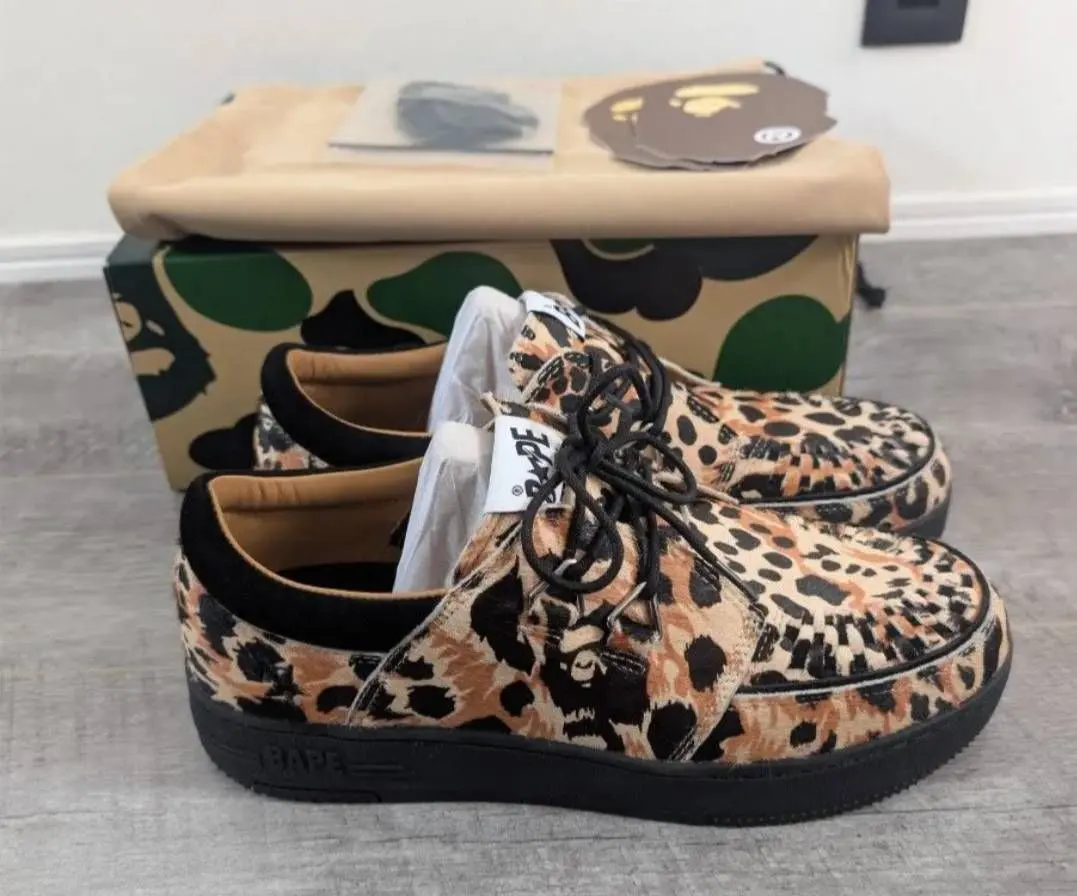 BAPE STA/ベイプスタ/APE/エイプ/レオパード/ブーツ/30cm/靴