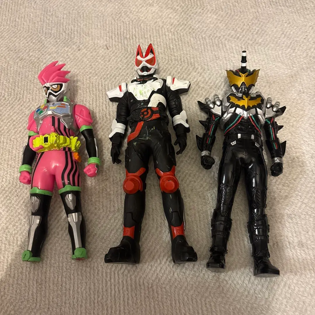 仮面ライダー ソフビ フィギュア 3体セット