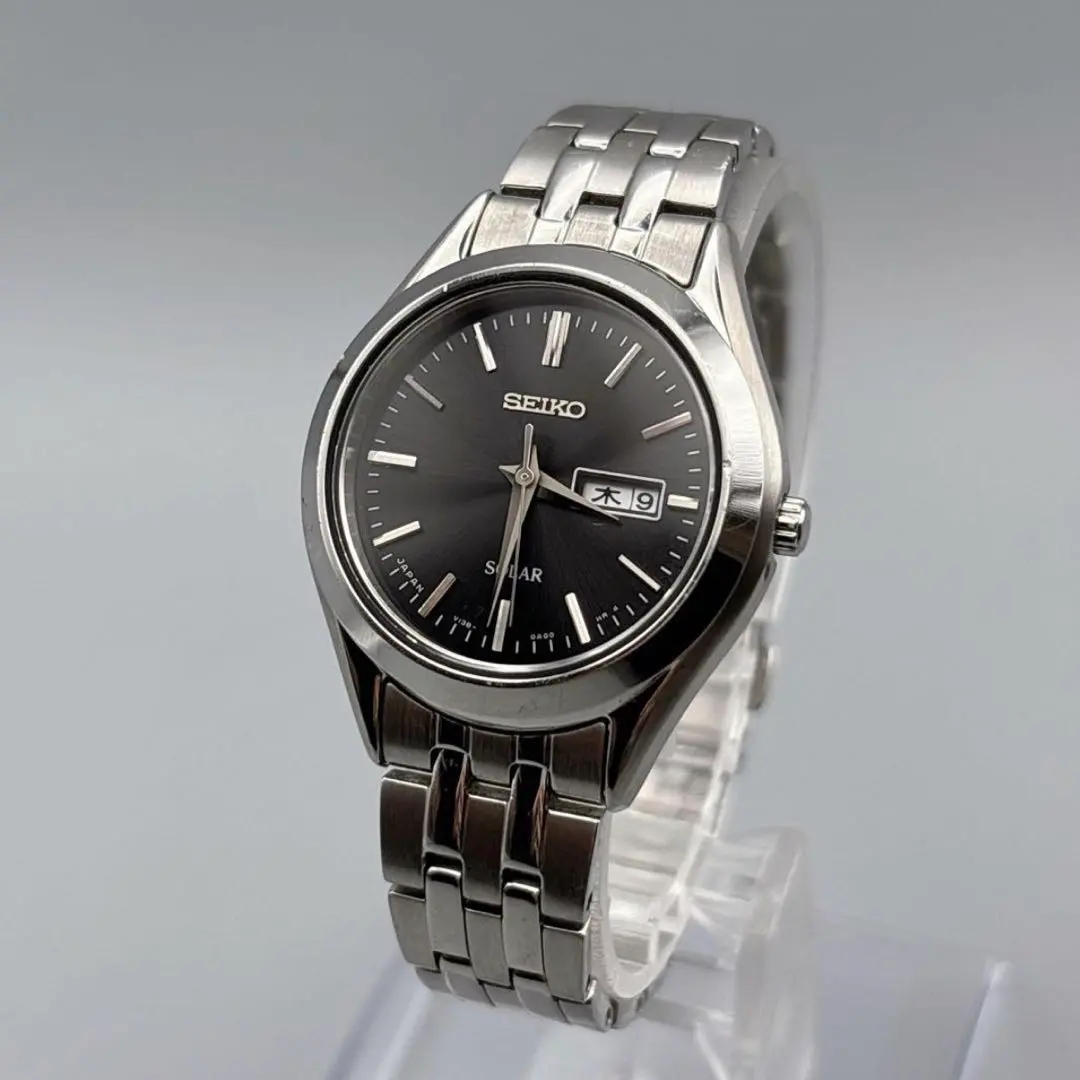 稼働品 SEIKO セイコー ソーラー 腕時計 デイデイト V138-0AC0