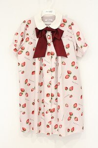 Angelic Pretty Dresses Ank Rouge FancyStrawberryOP O-26-09-10-030-CA-OP-I G-ZT818
