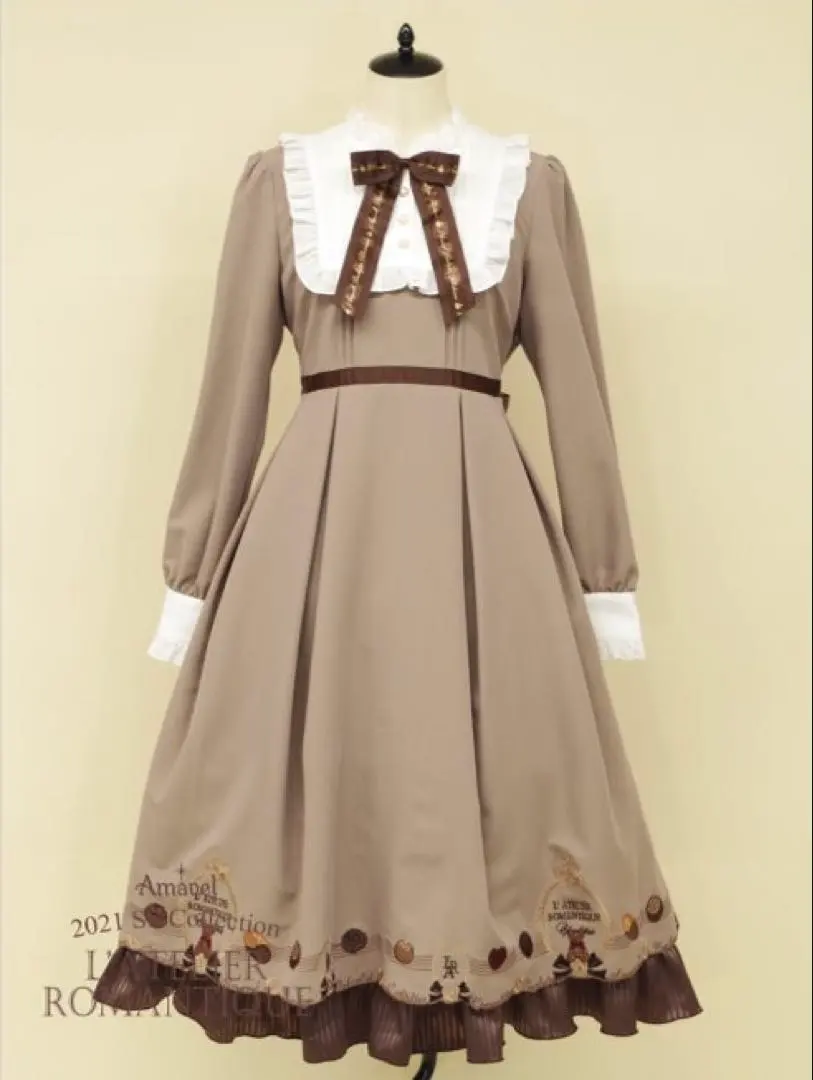 Amavel BonBonChocolatロング丈ワンピース
