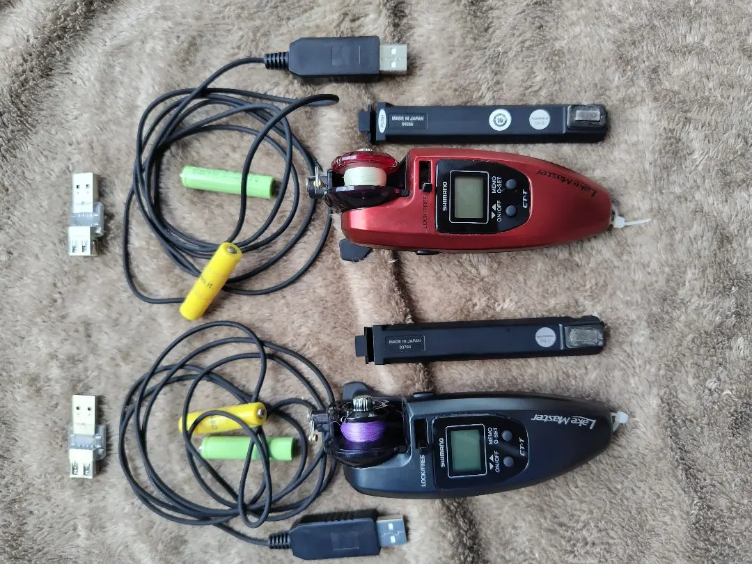 シマノ　レイクマスターCT-T（外部電源化）2個セット　中古品