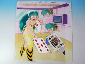 Urusei Yatsura 2 A Production Cel Urusei Yatsura Lum Ten Hand-Painted Anime Cel Oversize