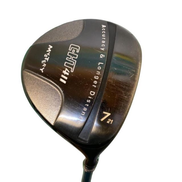 【中古】 ミステリー(和宏エンタープライズ) The MYSTERY C-HT 411 ブラック 7W フェアウェイウッド FW 純正特注シャフト (フレックスX) メンズ 男性用 右利き 右用 Cランク ゴルフクラブ