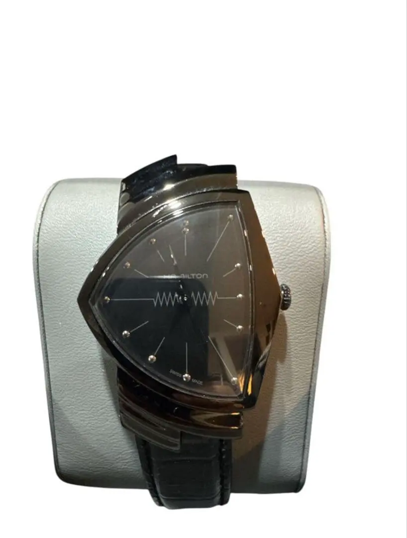 【美品】ハミルトン　ベンチュラ H24401731 オールブラック