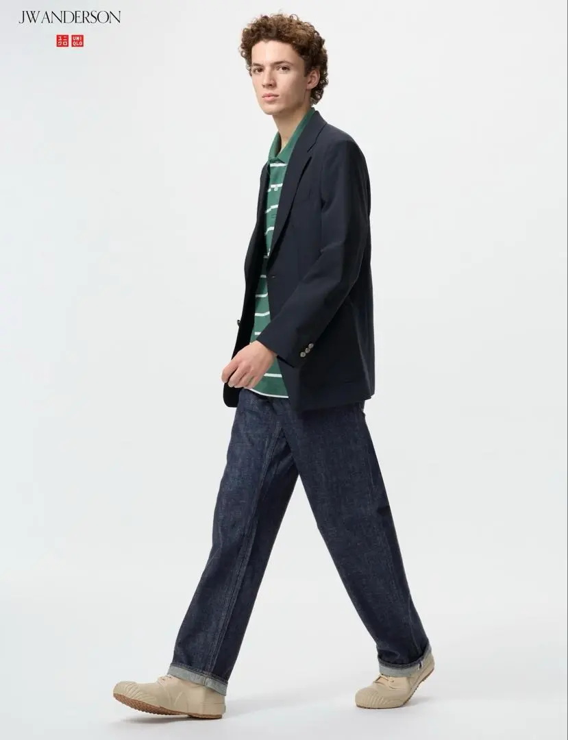 UNIQLO JW ANDERSON ストレートデニムパンツ セルビッジ