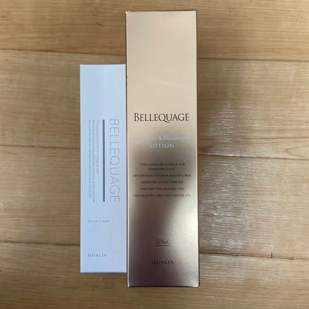 BELLEQUAGE モイスチャー＆バランシングローション、クリーム
