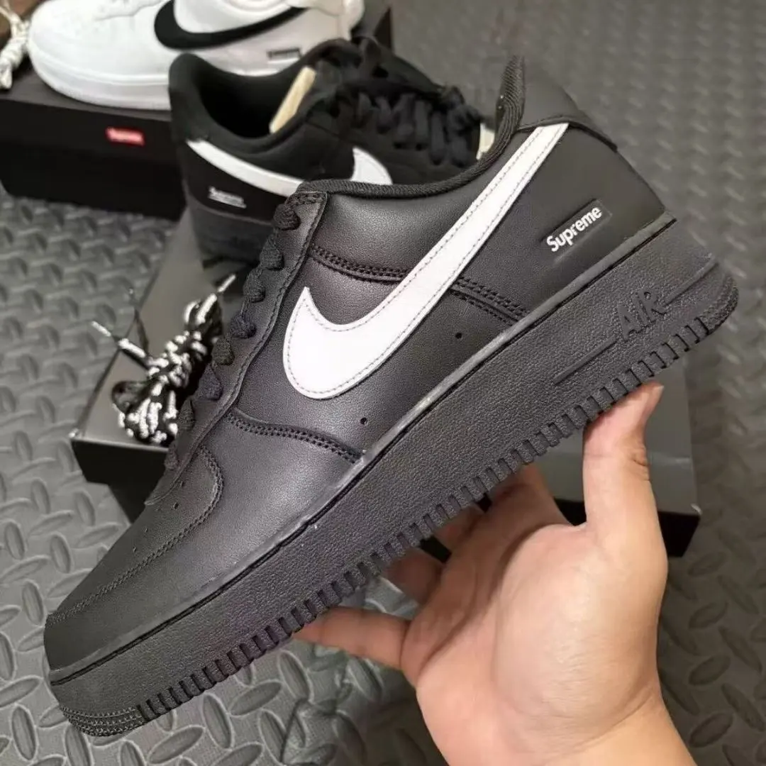 Nike Air Force 1 Supreme ブラック 26cm