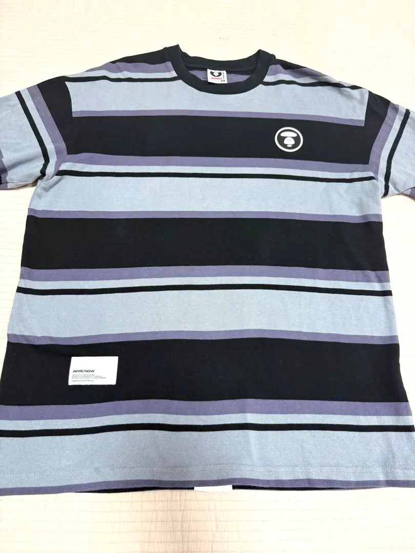 AAPE ボーダー　Tシャツ サイズXL BAPE ベイプスタ