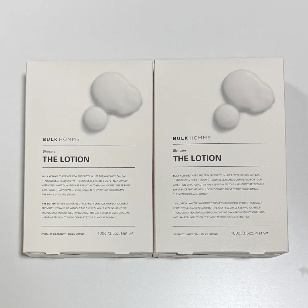 BULK HOMME(バルクオム) THE LOTION 特典付き2個セット