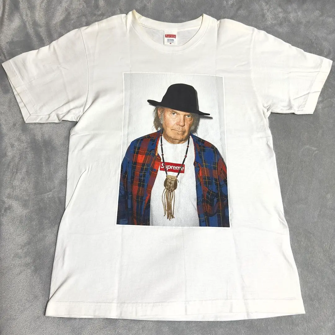 【正規品】Supreme Tシャツ Neil Young Tee M ホワイト