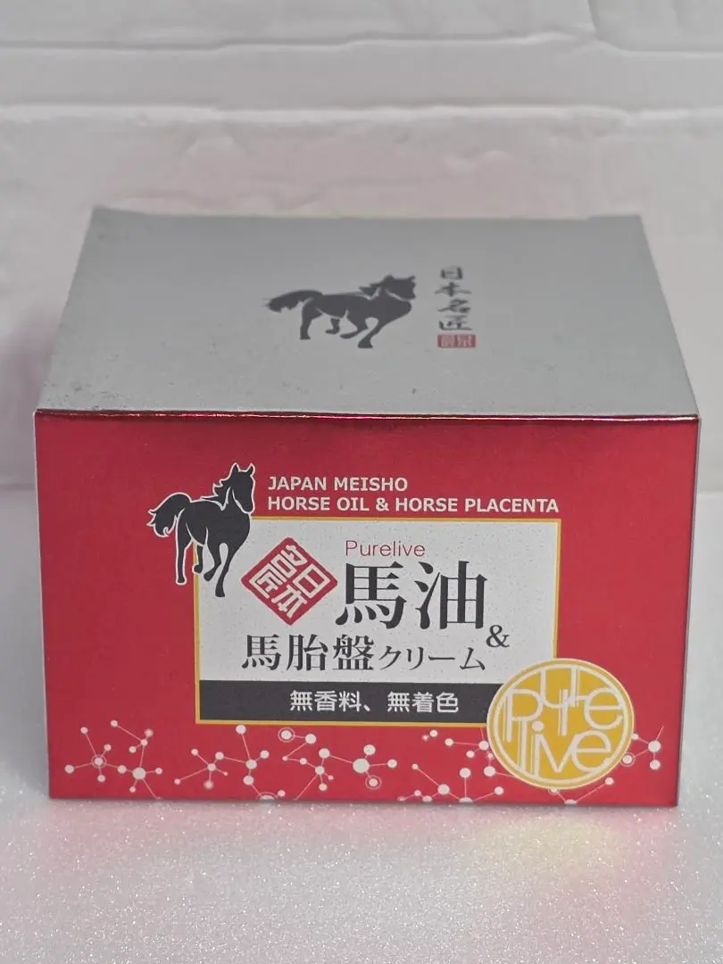 未使用/日本名匠 馬油＆馬胎盤クリーム 120g
