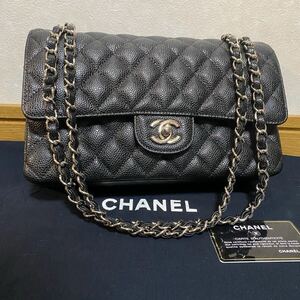 Chanel CHANEL Matelasse Double Flap Caviar Chain Shoulder Bag