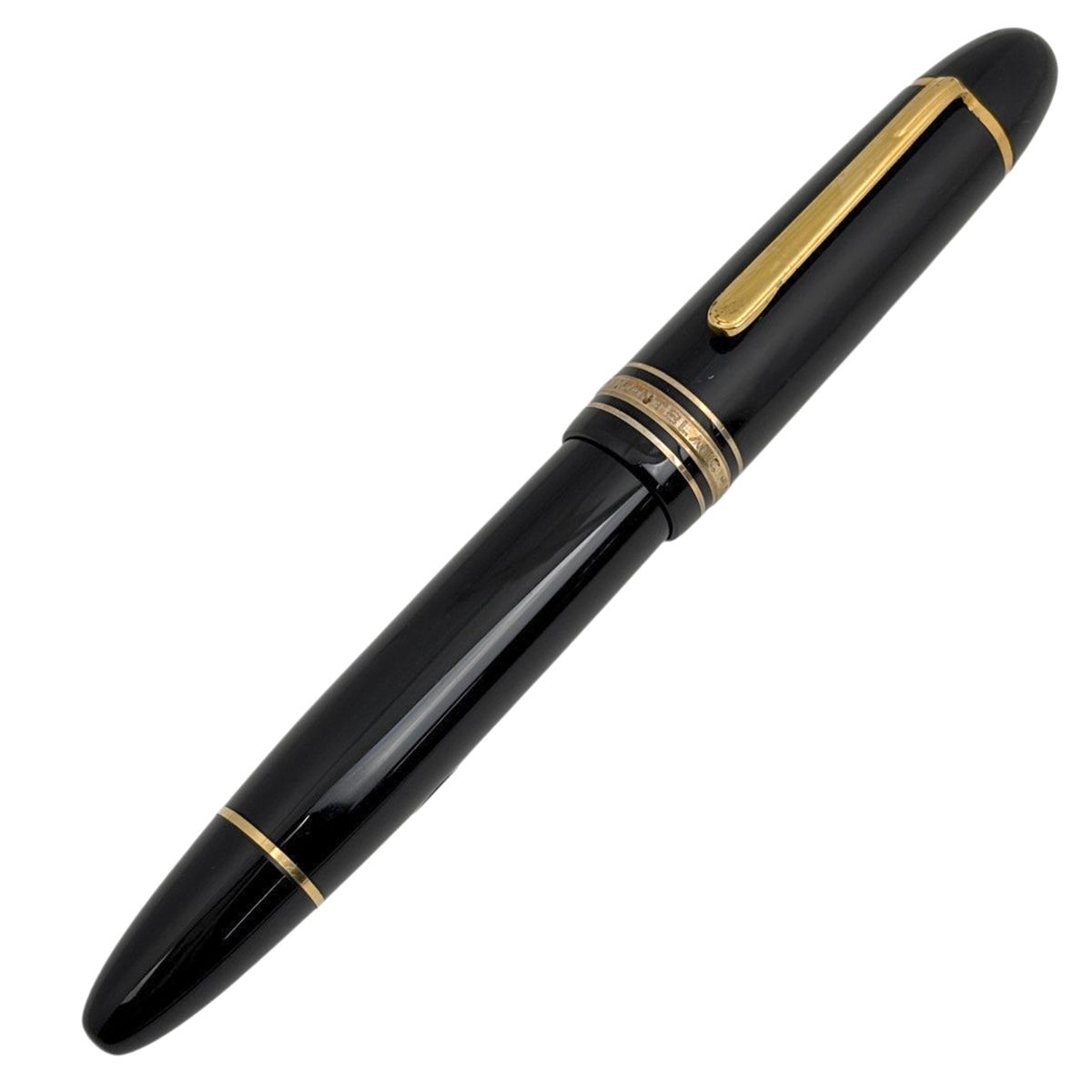 モンブラン MONTBLANC マイスターシュテュック 万年筆 文房具 筆記用具 万年筆 プラスチック ブラック レディース 【中古】