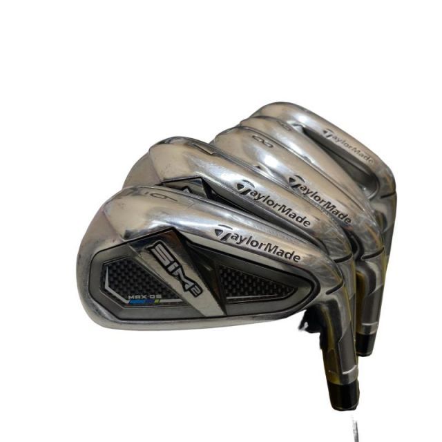 【中古】 テーラーメイド SIM2 MAX・OS  5S アイアンセット IR KBS MAX MT85 JP (フレックスS) メンズ 男性用 右利き 右用 Cランク ゴルフクラブ