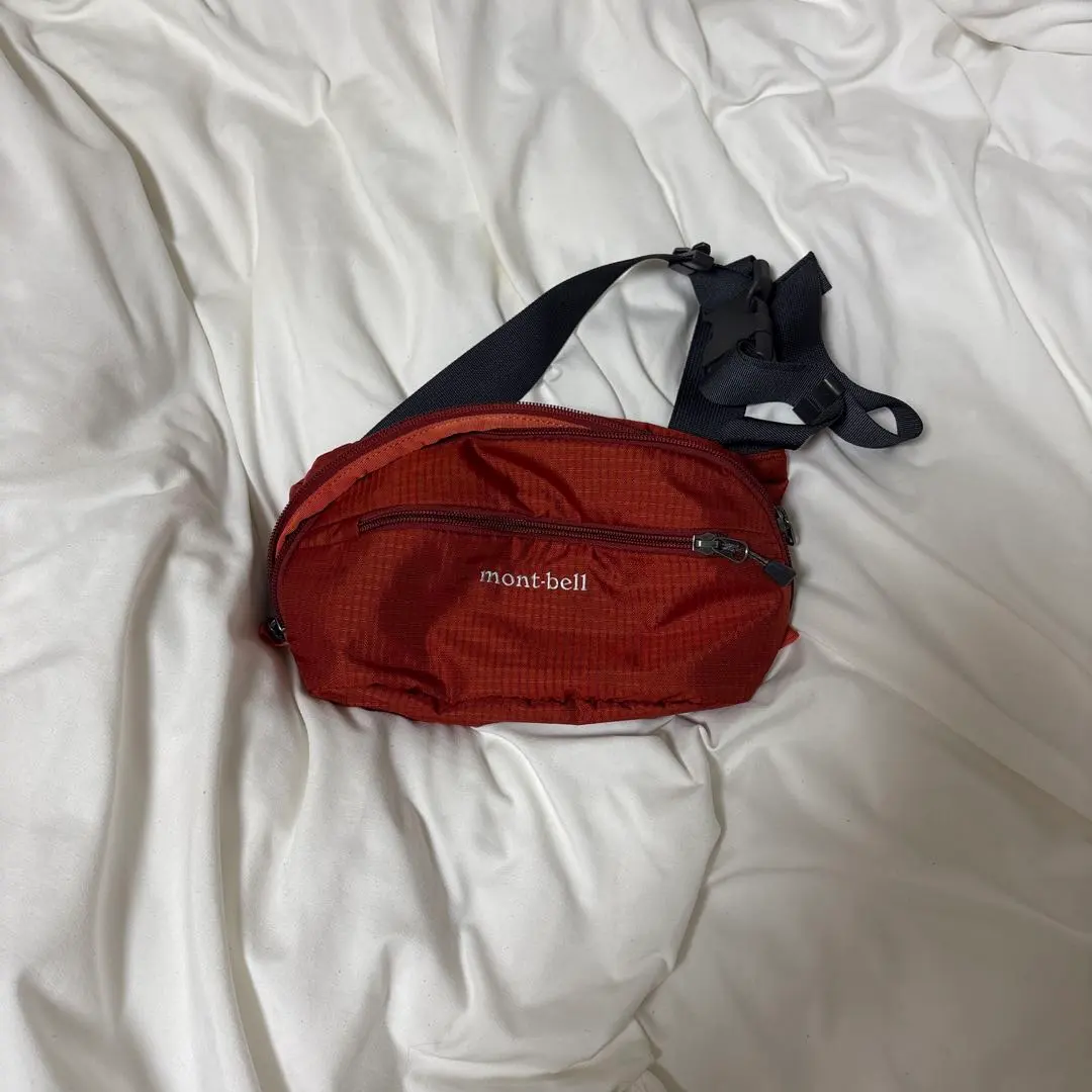 mont-bell モンベル　ベルトポーチLサイズ　テラコッタ　　中古美品