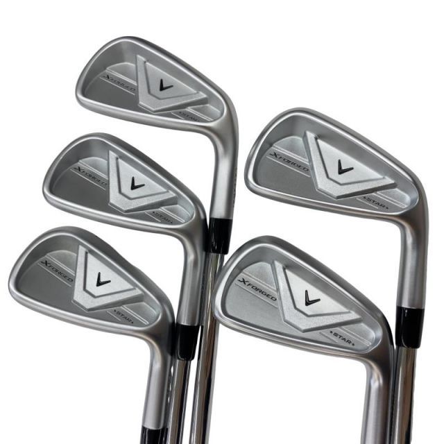【中古】 キャロウェイ X FORGED STAR(2026) 5S アイアンセット IR 純正特注シャフト (フレックスS) メンズ 男性用 右利き 右用 Cランク ゴルフクラブ