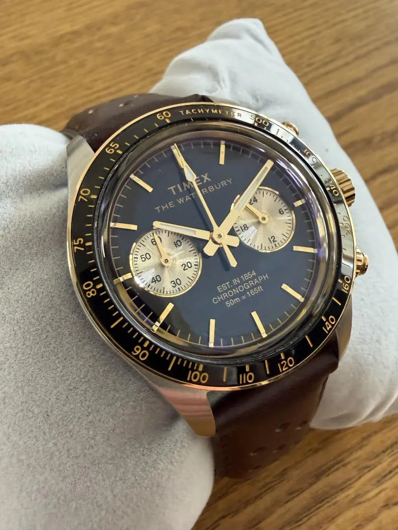 【お盆セール値下げ】Timex Waterburyヘリテージクロノグラフ39mm