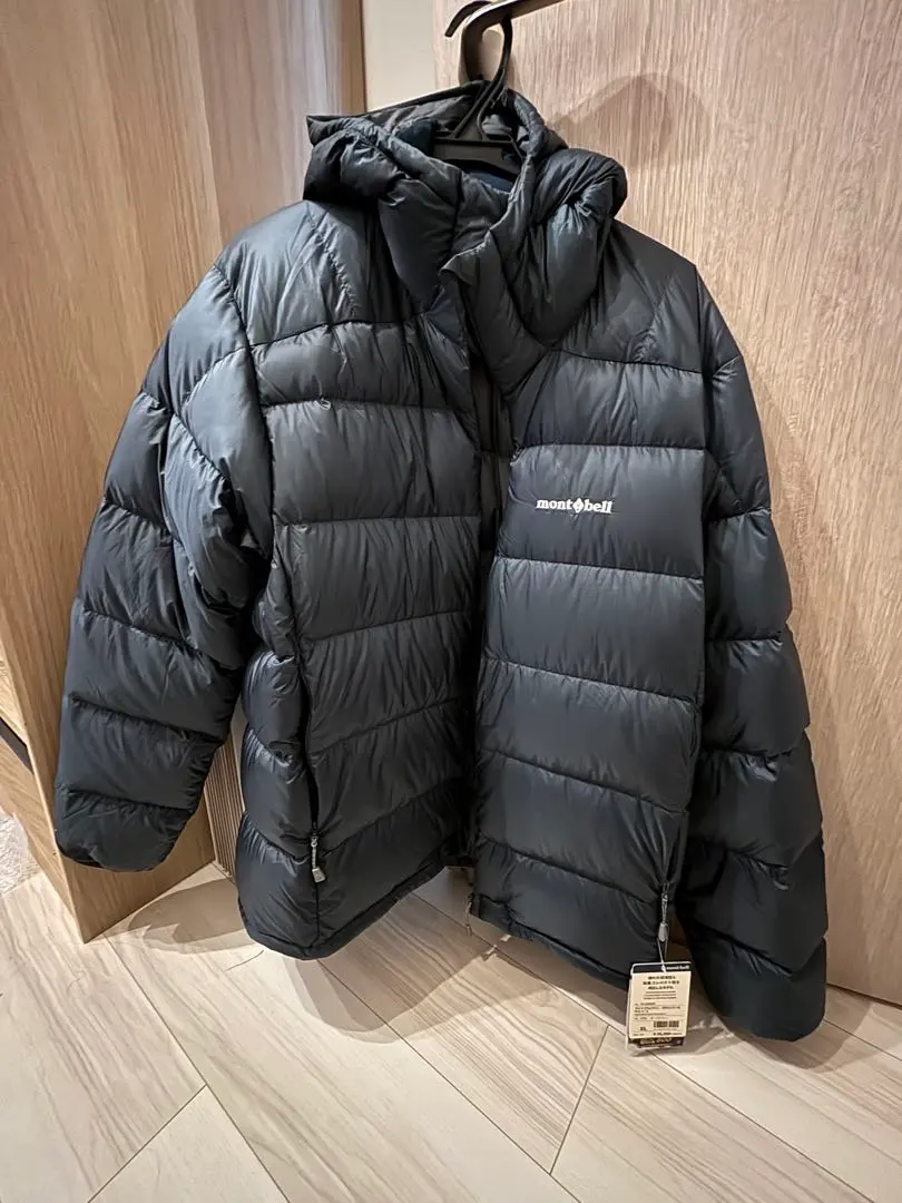 ライトアルパインダウンパーカ XL ダークグレー モンベル
