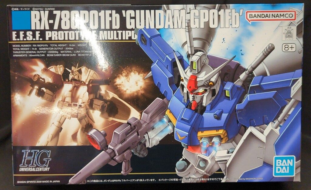 BANDAI SPIRITS HGUC 1/144 バンダイナムコ版 ガンダムGP01Fb フルバーニアン 018　機動戦士ガンダム0083 STARDUST MEMORY
