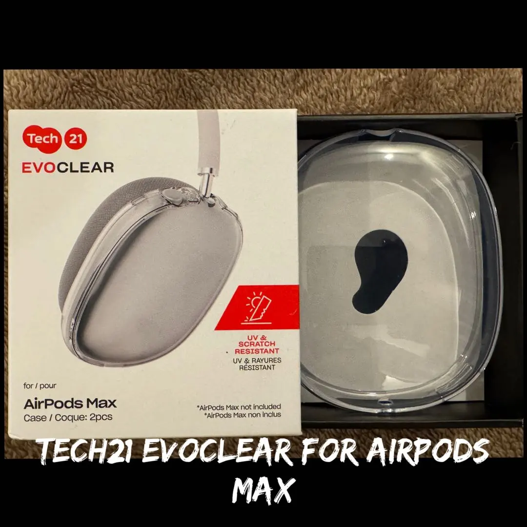 Tech21 EvoClear AirPods Max ケース 2個入り