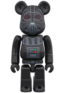 BE@RBRICK DARTH VADER BERBRICK CHROME Ver. 100 STAR WARS MEDICOM TOY
