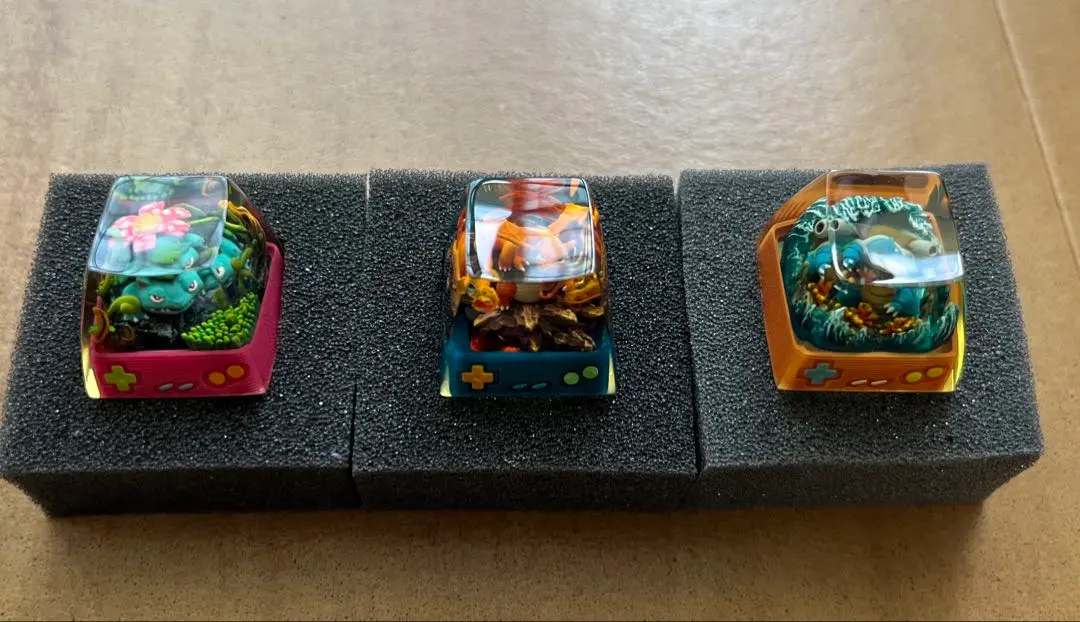 S-Craft リザードン　フシギバナ　カメックスArtisan Keycap