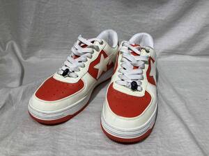 BAPE A BATHING APE OZXSHM191328M BAPE STA RED X WHITE26.5