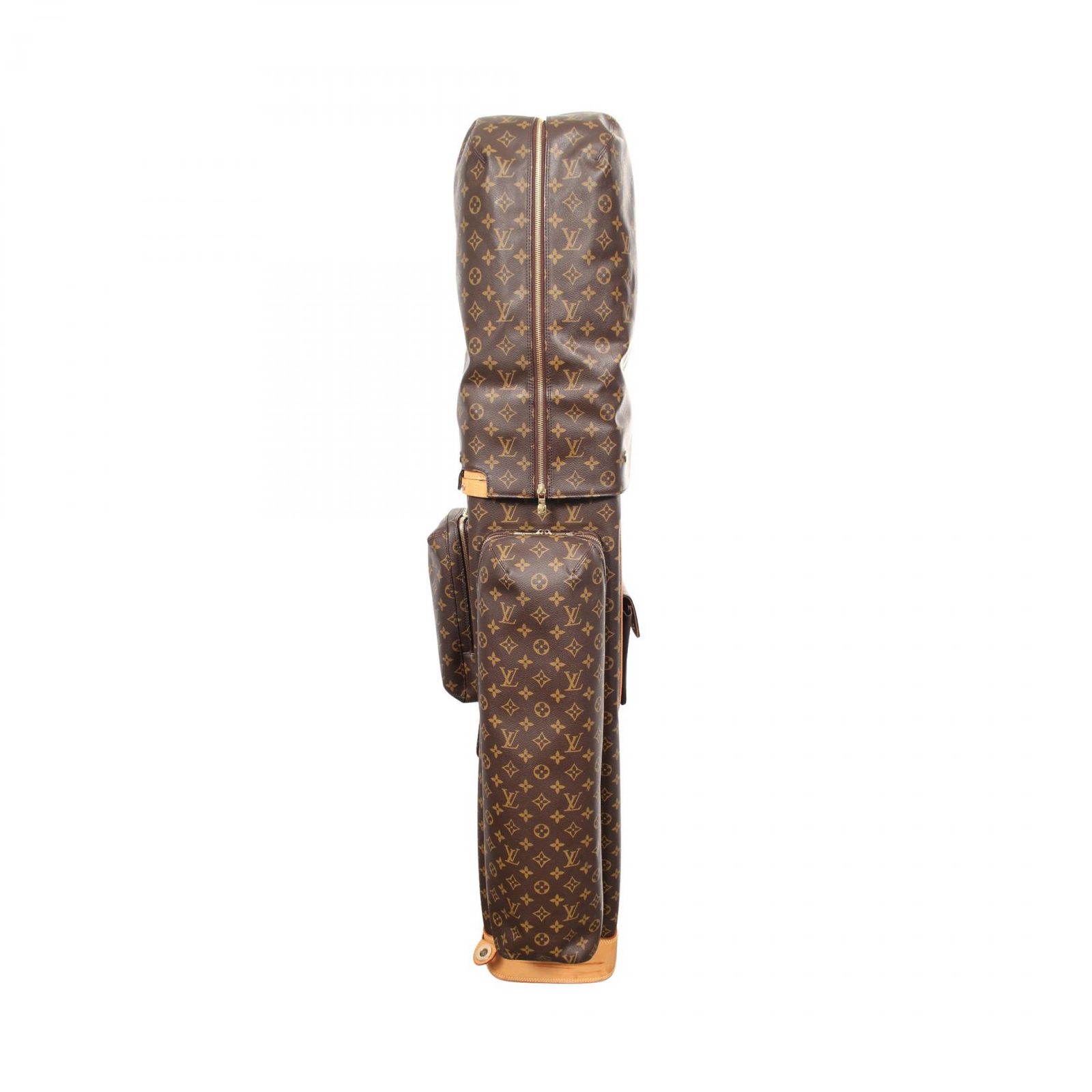 ルイ・ヴィトン LOUIS VUITTON サック ゴルフ キャディバッグ クラブケース M58221 PVCコーティングキャンバス レザー サック・ゴルフ ユニセックス Used A