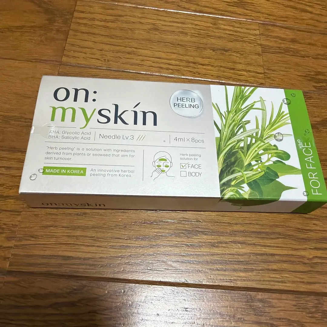 on:myskin ハーブピーリング ニードルLv.3 8包