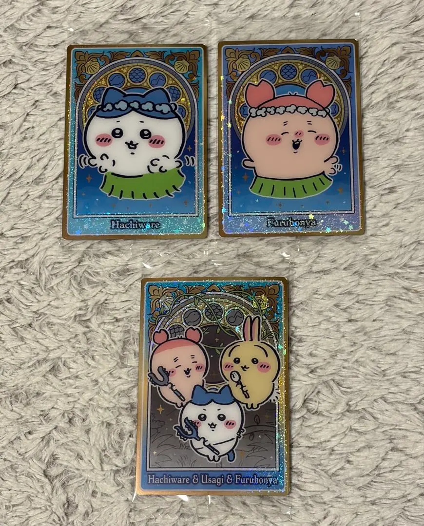 ちいかわ 映画 人魚の島のひみつ カード ハチワレ 古本屋 うさぎ