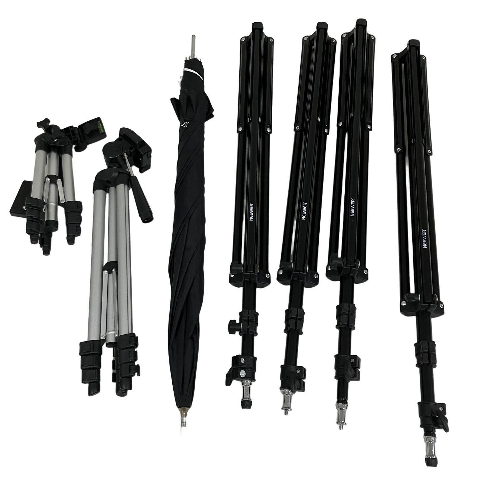 NEEWER ライトスタンド他 三脚等  撮影機材 7点おまとめセット 中古 O11572115
