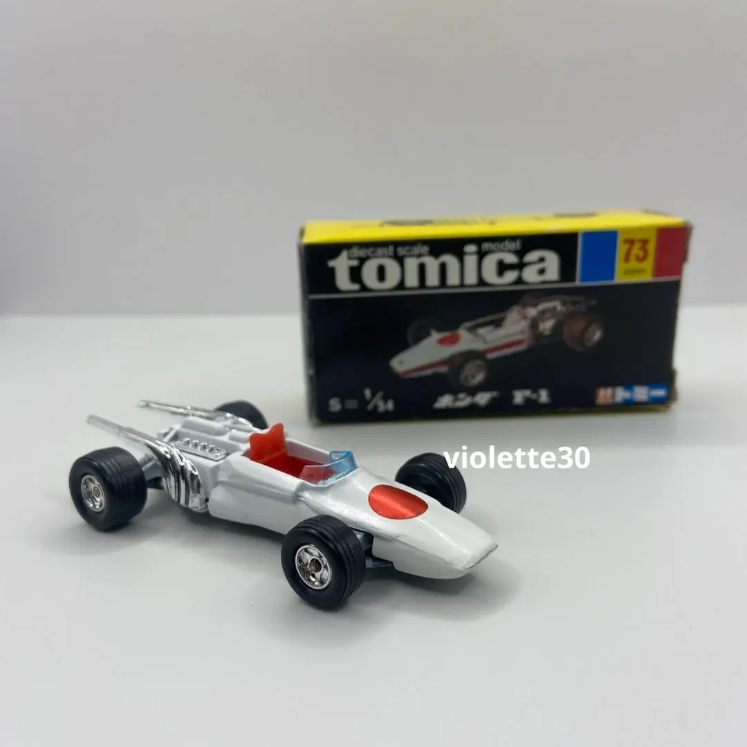 【希少】TOMICA トミカ 日本製No.73 ホンダ F-1 黒箱 当時物
