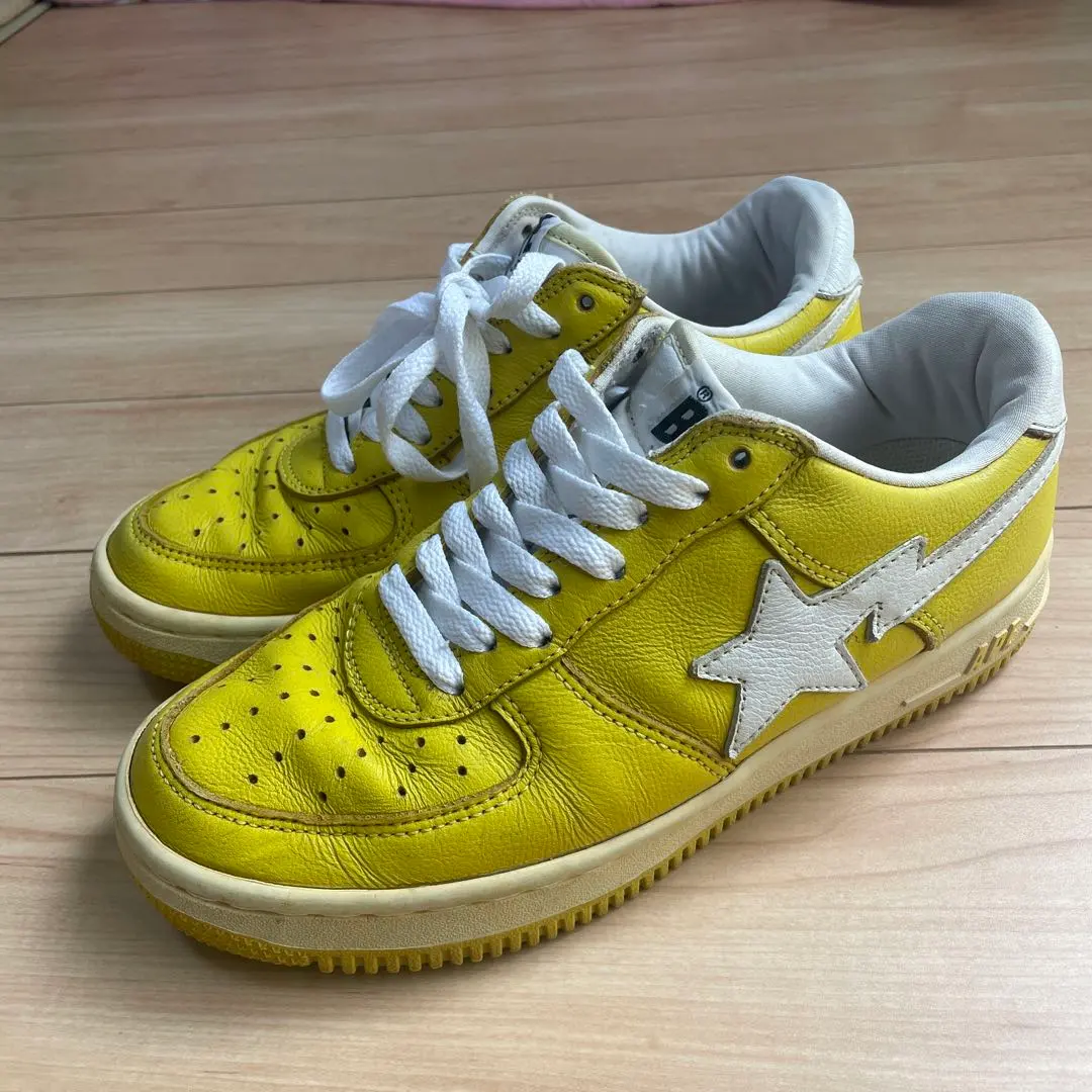 A BATHING APE BAPE STA ベイプスタ スニーカー イエロー