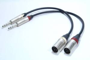 Audio Equipment MOGAMI 2549XLR - TRS 0.5m NEUTRIK a2