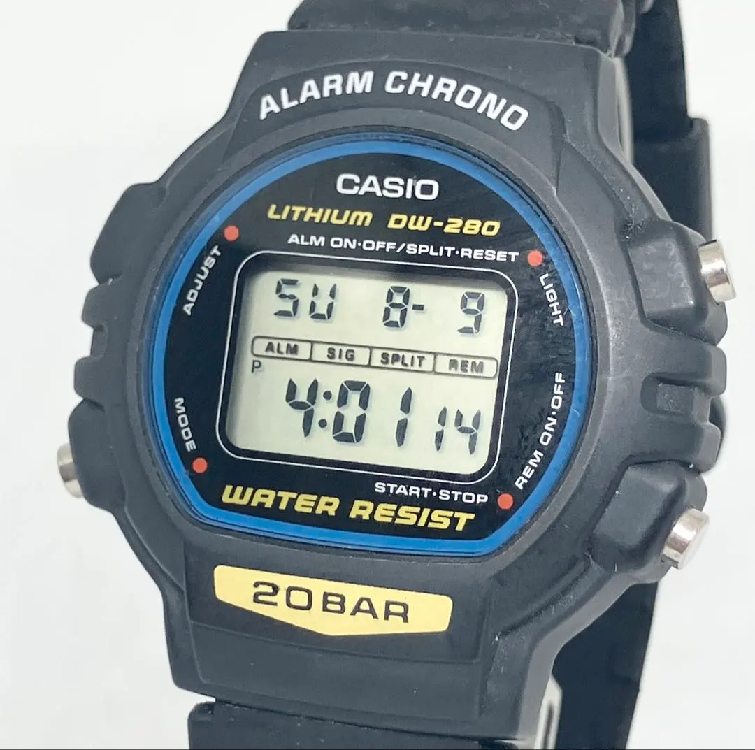 CASIO ビンテージ G-SHOCK DW-280 デジタル腕時計